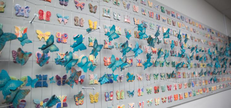 The Butterfly Project Comes to SPL Photo of the Butterfly Project from the Holocaust Center of Pittsburgh